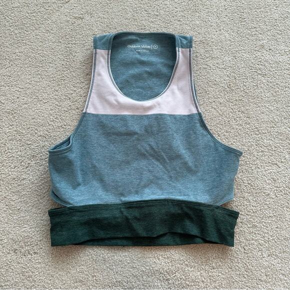 Outdoor Voices Tri-Tone Sports Bra Size M - Picture 1 of 3